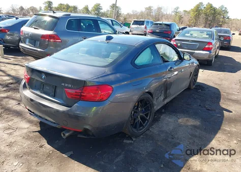 2016 BMW 435I xDrive из США, поврежденный, VIN WBA3R5C53GK373729